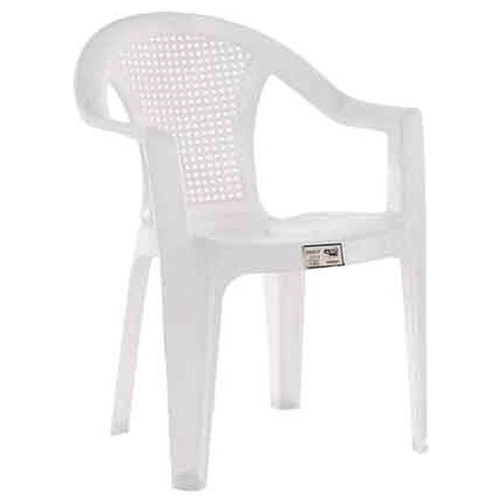sedia impilabile cm 45x53x77h - colore bianco