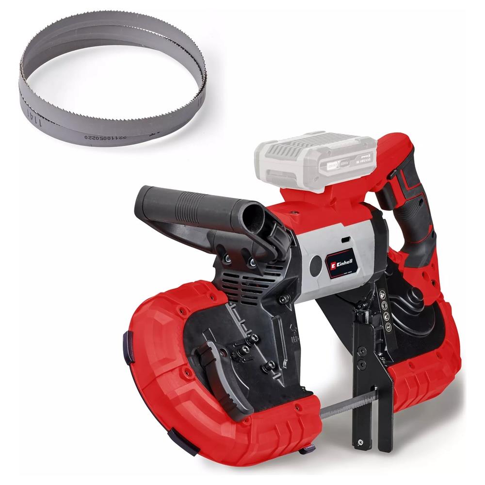 sega einhell a nastro per metallo a batteria te-mb 18/127 li -