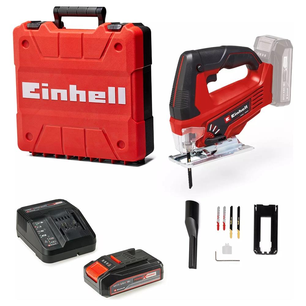 seghetto einhell alternativo a batteria tc-js 18 li kit (1x2,5 ah)