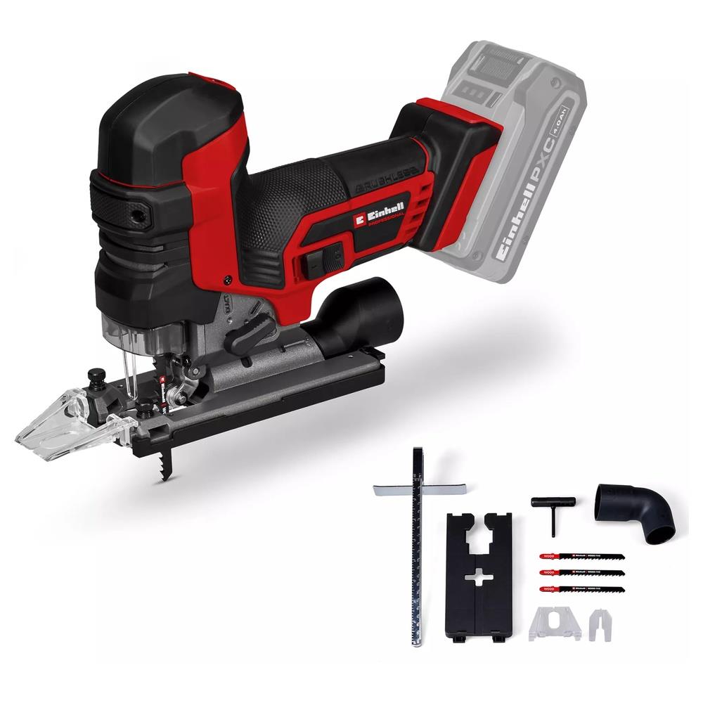 seghetto einhell alternativo a batteria tp-jst 18/135 li bl - solo