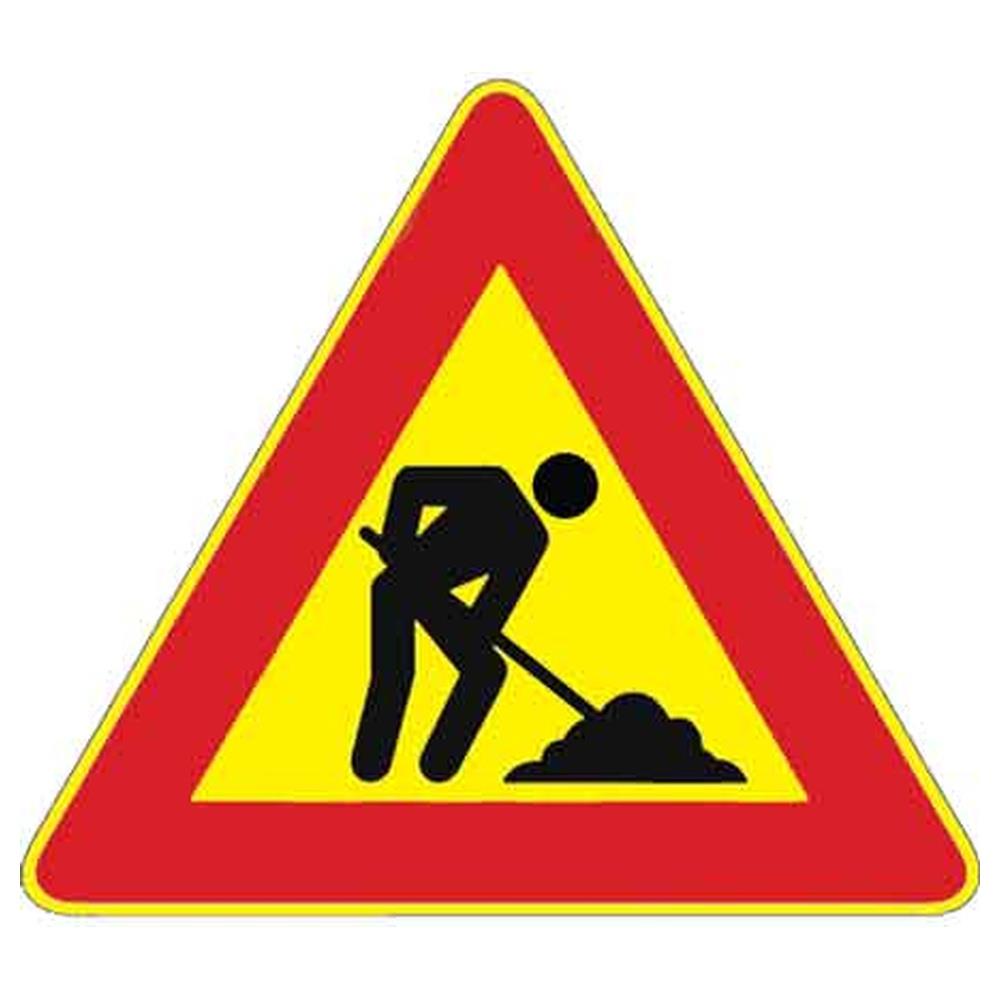 segnale cantiere fig. 383 'lavori in corso' 90 cm