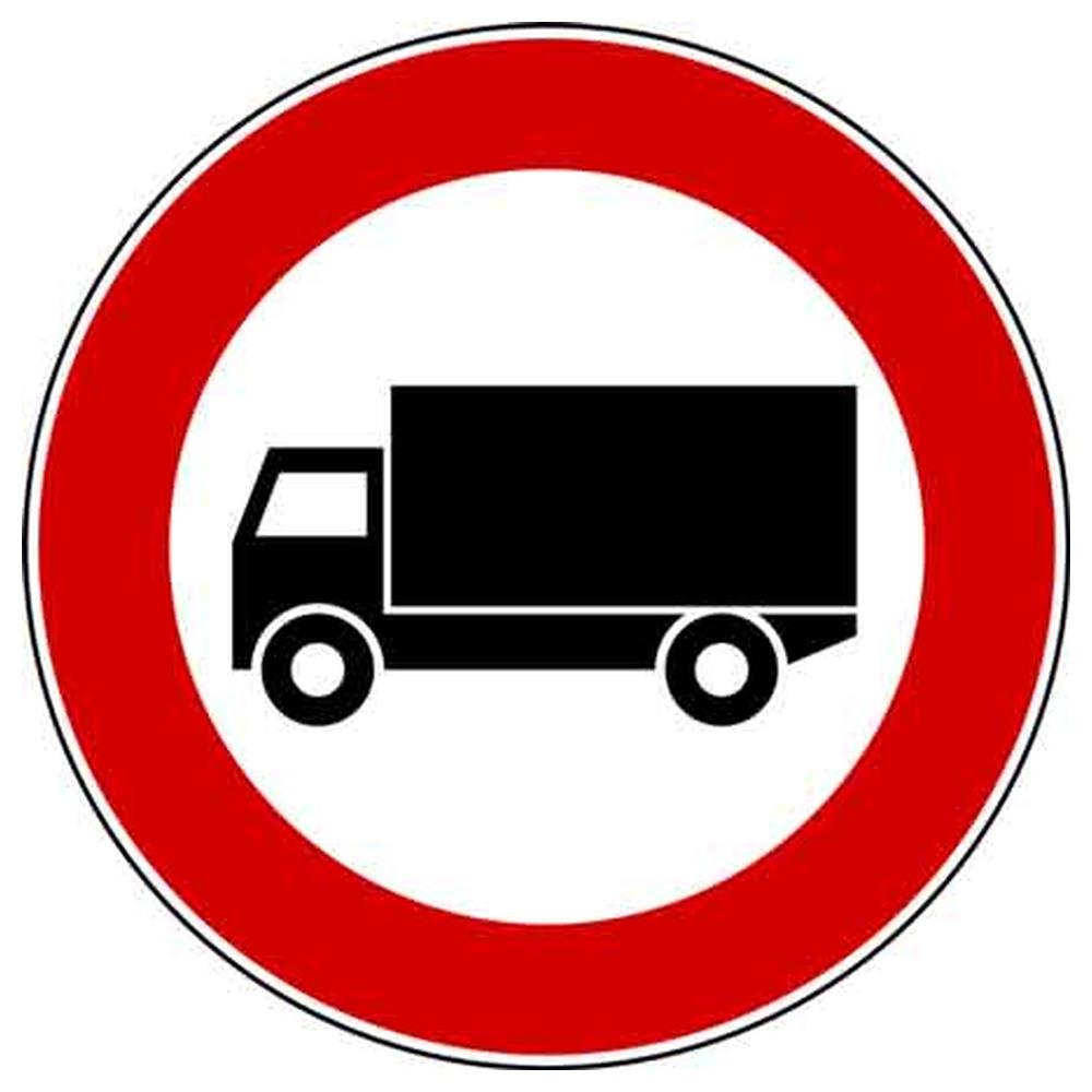 segnale stradale fig. 60/a 'divieto di transito a veicoli superiori a 3,5t' ø 60 cm
