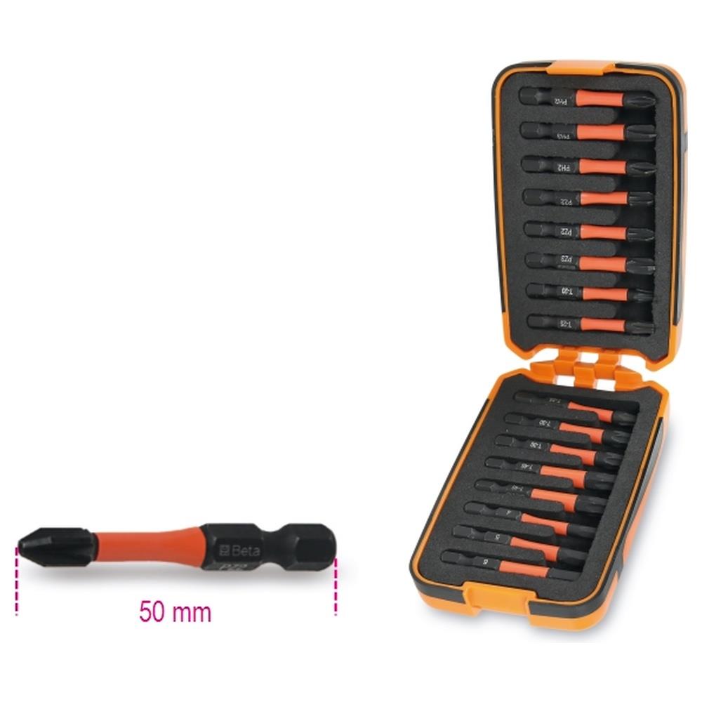 serie di 16 inserti impact in astuccio tascabile beta 862xp/a16