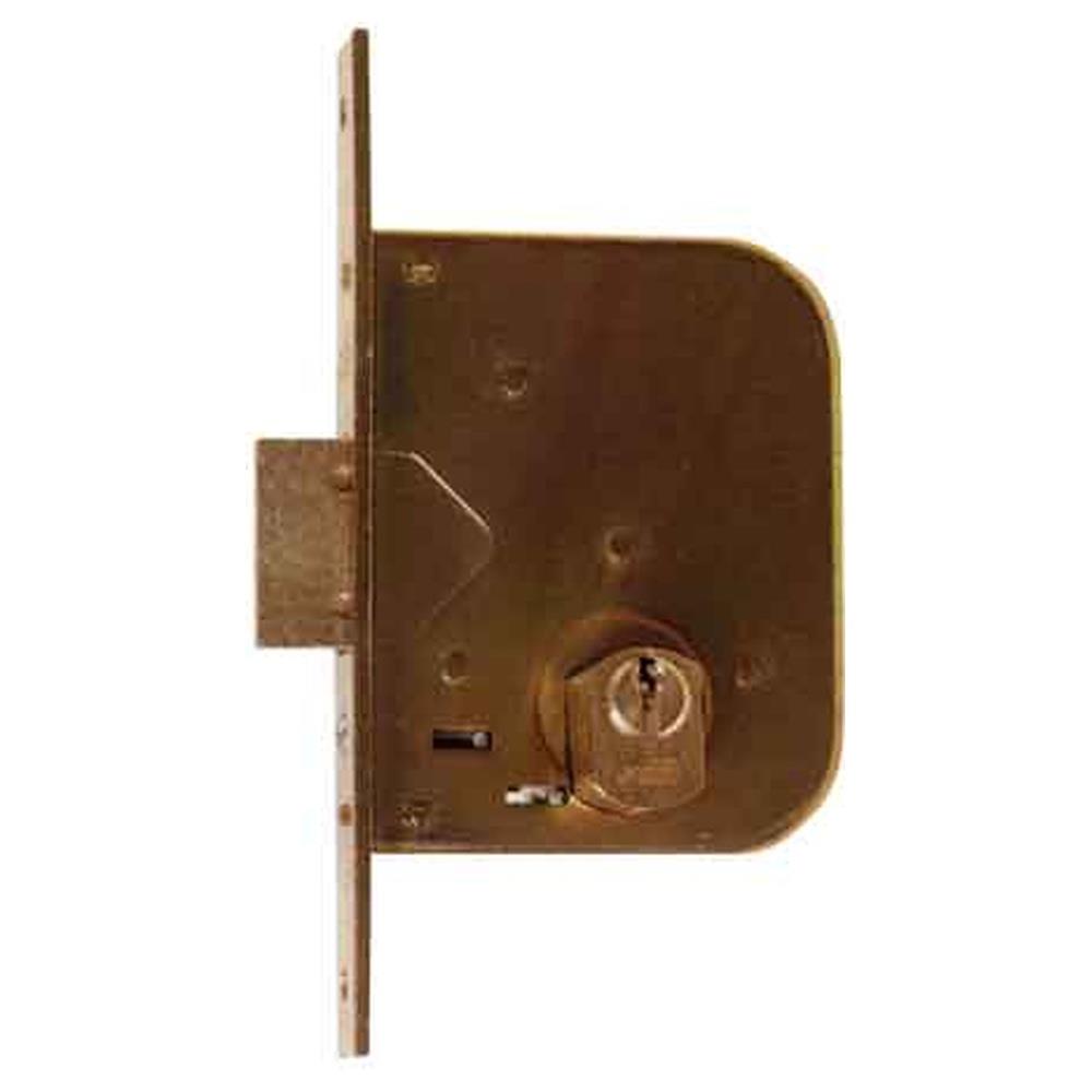 serratura ad infilare per cancelli art. 601 iseo e45 - scatola 83x105 mm