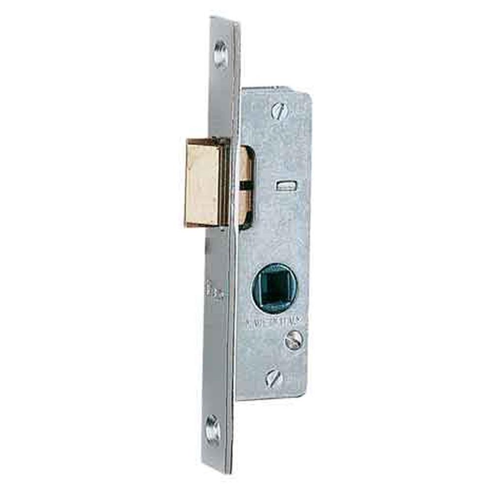 serratura ad infilare per montanti c/scrocco art. 762 iseo frontale 20 mm