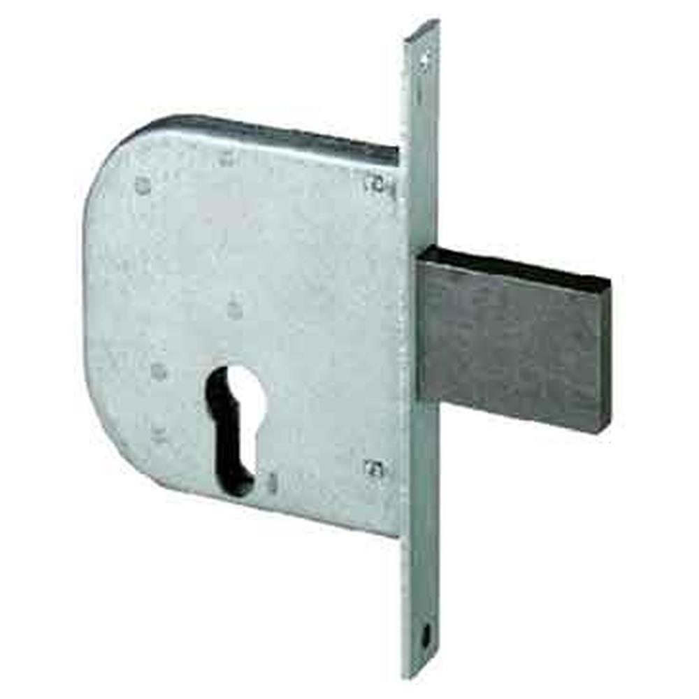 serratura da infilare per cancelli art. 42022 cisa e50 - scatola 84,5x95 mm