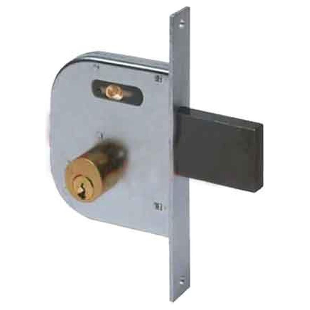 serratura da infilare per cancelli art. 42030 cisa e50 - scatola 84,5x95 mm