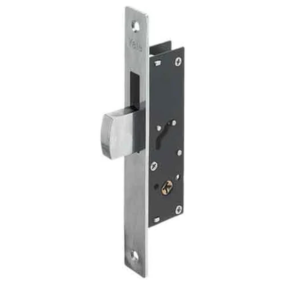 serratura da montante catenaccio basculante art. yf5820 yale e20 - frontale 20 mm