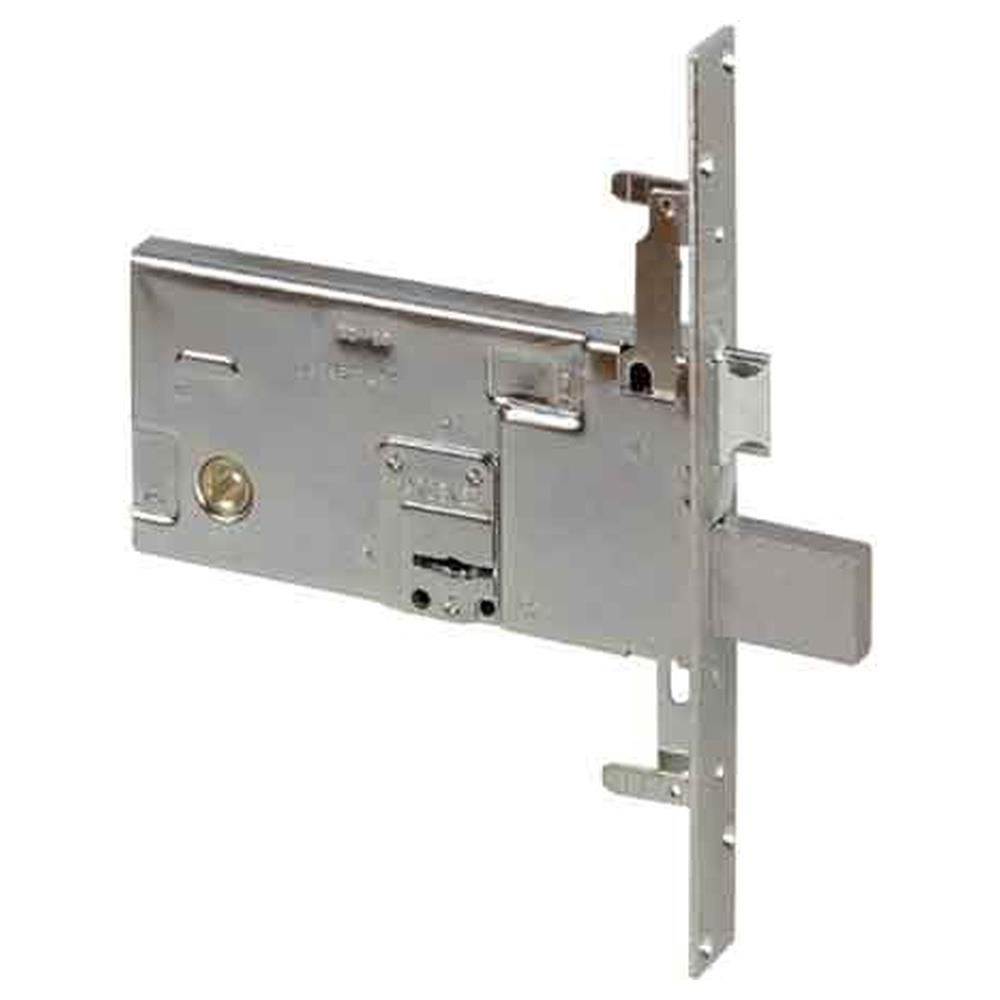 serratura doppia mappa per porte alluminio da fascia art. 57317 cisa e70