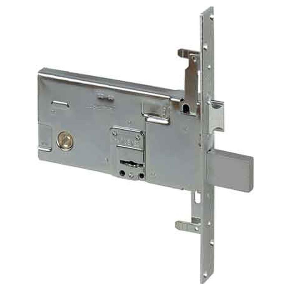 serratura doppia mappa per porte alluminio da fascia art. 57318 cisa e70 - scatola 166x82 mm