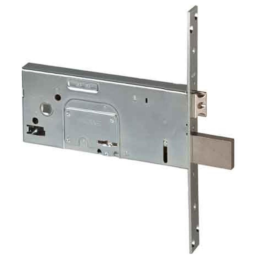 serratura doppia mappa per porte alluminio da fascia art. 57353 cisa e90 - scatola 185x78 mm