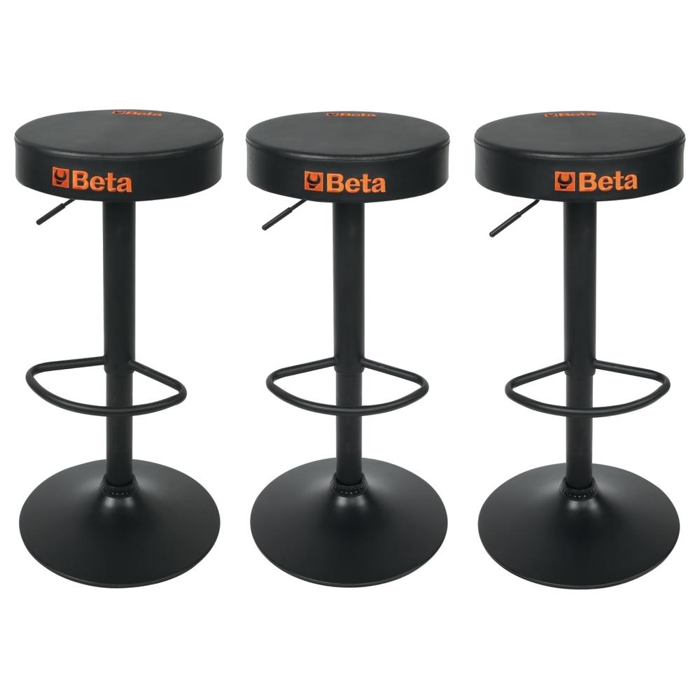 set 3 sgabelli ad altezza regolabile betacollection 9566s/3