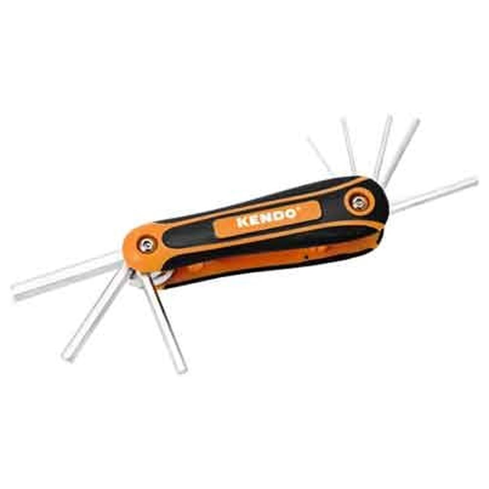 set chiavi maschio esagonali kendo 8 pezzi 1,5;2;2,5;3;4;5;6;8 mm