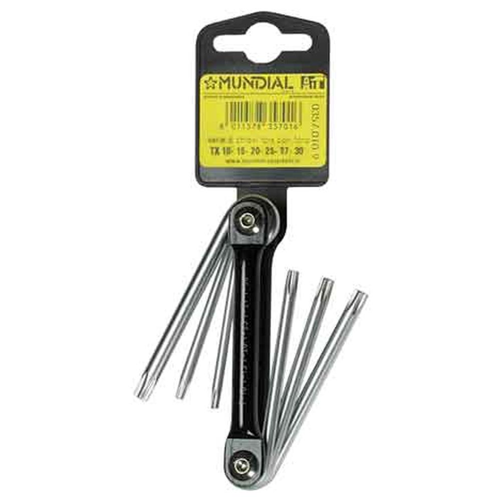 set chiavi torx mundial tx 10,15,20,25,27,30