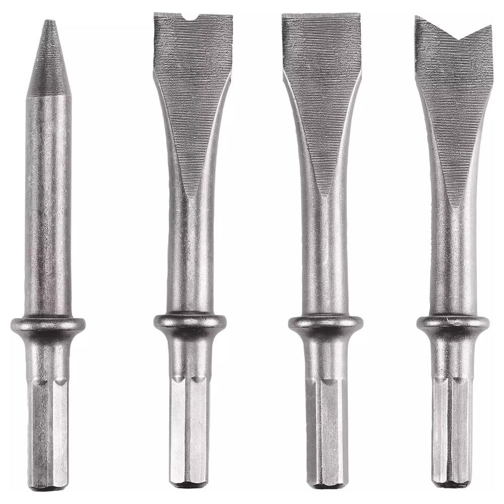 set einhell 4 scalpelli per scalpello pneumatico