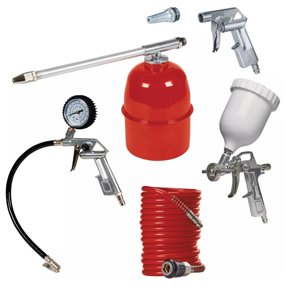 set einhell 5 accessori per compressore