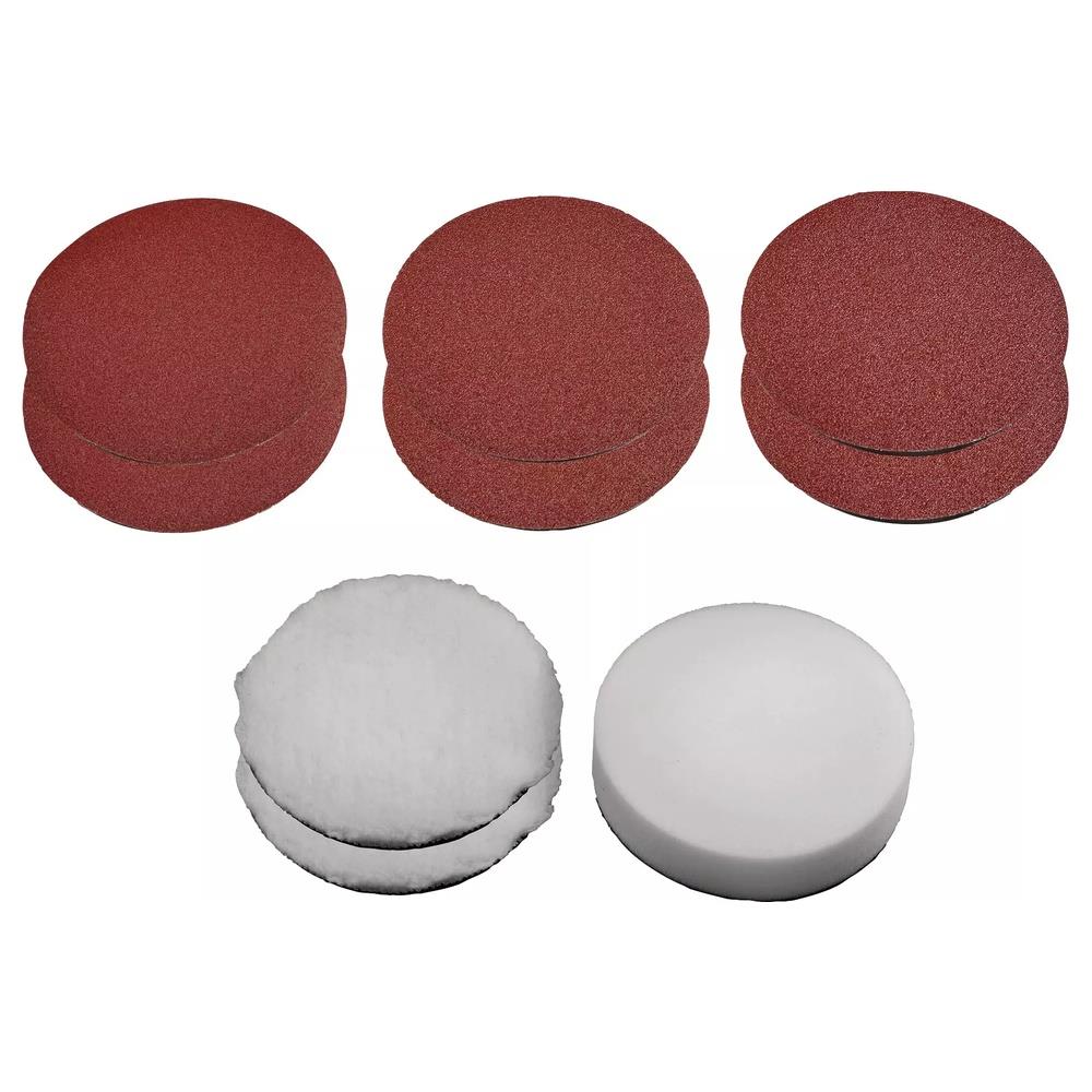 set einhell cuffie e carta abrasiva per cc-po 1110
