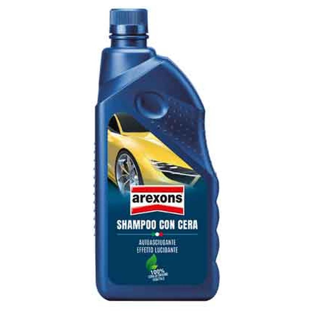 shampoo auto con cera autoasciugante arexons 1 lt