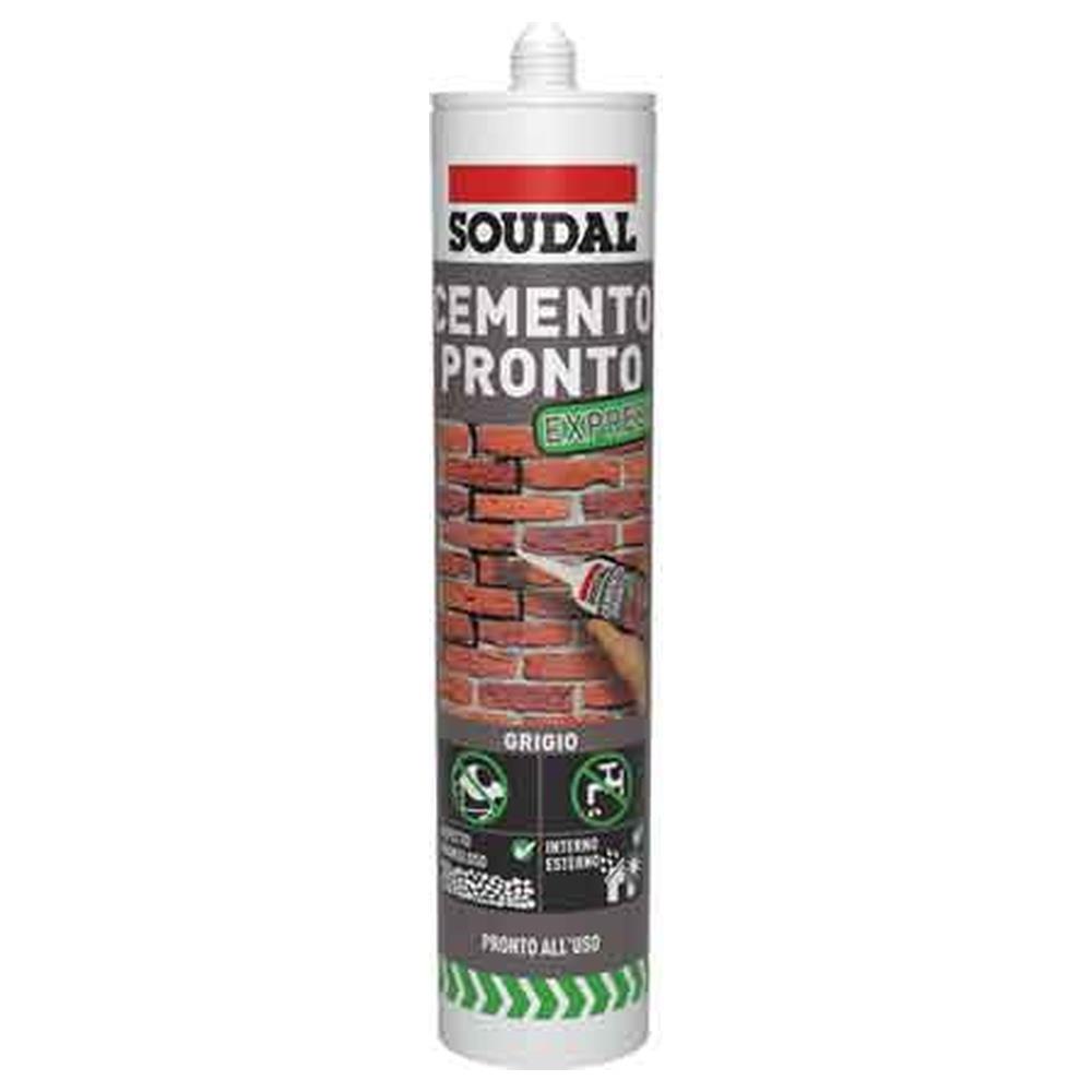 sigillante granuloso 'repair express' soudal 300 ml - grigio