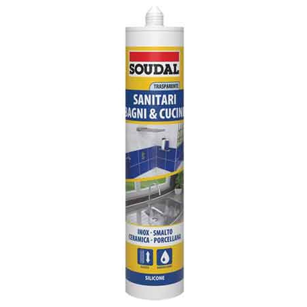 silicone acetico sanitari soudal