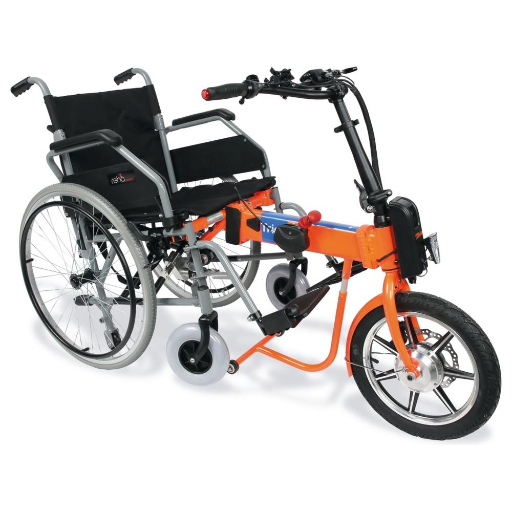 sistema ausiliario di spinta trioway by atala®, elettrico e agganciabile alla carrozzina reha comfort in dotazione betacollection 9597trioway