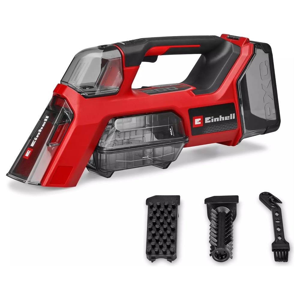 smacchiatore einhell portatile per tappeti a batteria te-scl 18/200 li