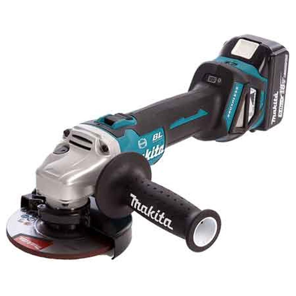 smerigliatrice angolare brushless a batteria 'dga513rtj' makita