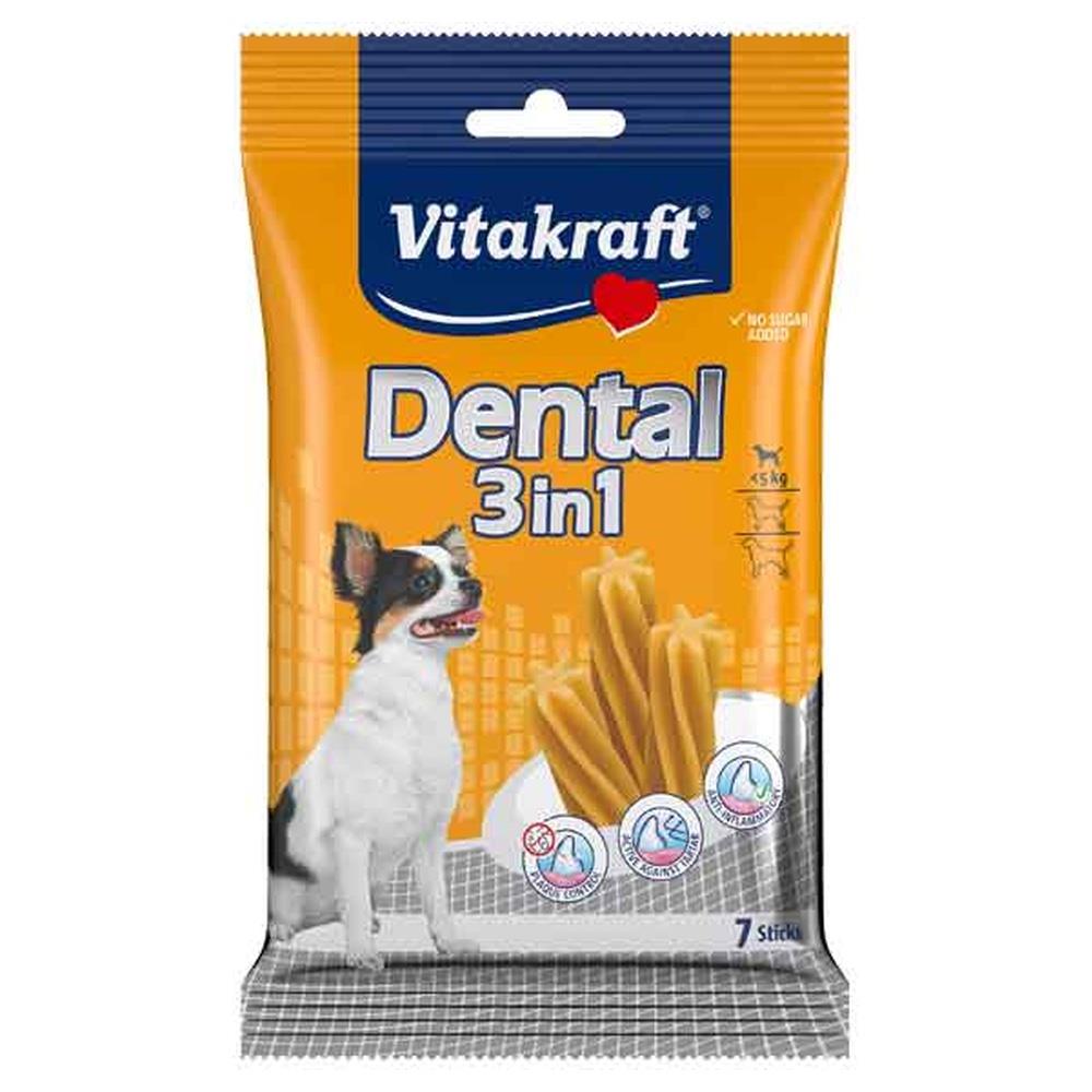 snack igiene dentale per cani  dental 3in1  vitakraft