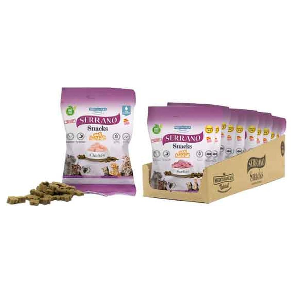 snack per gatto 'premium' serrano