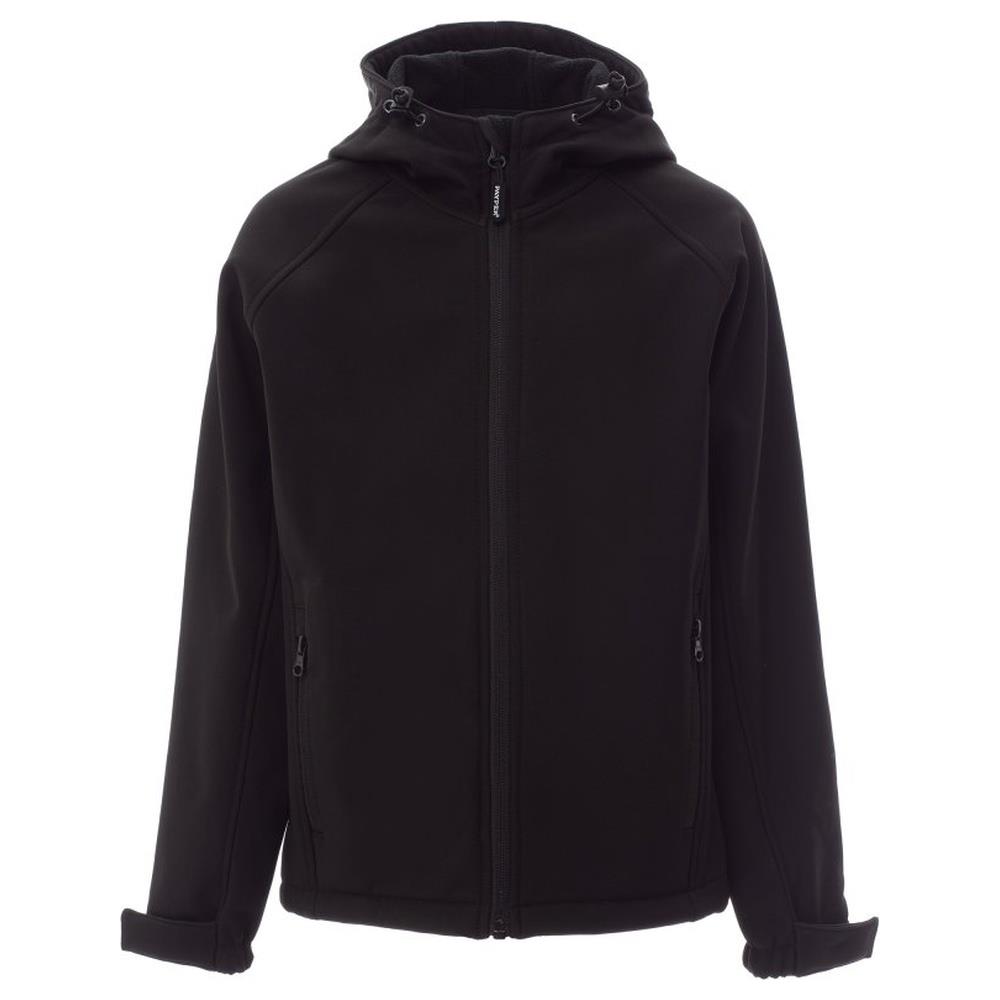 softshell bambino payper gale kids nero 3/4
