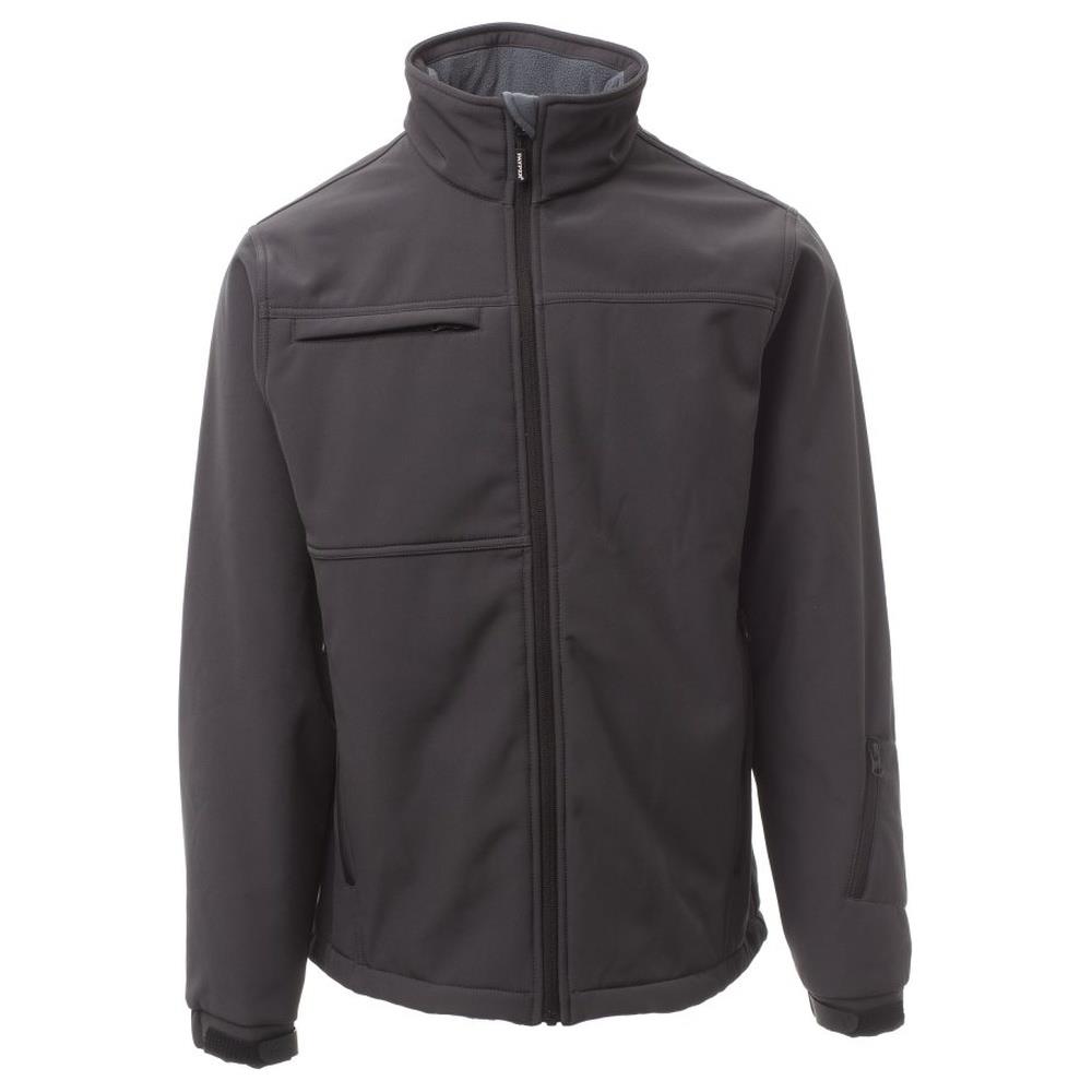 softshell con cappuccio payper alaska antracite xs