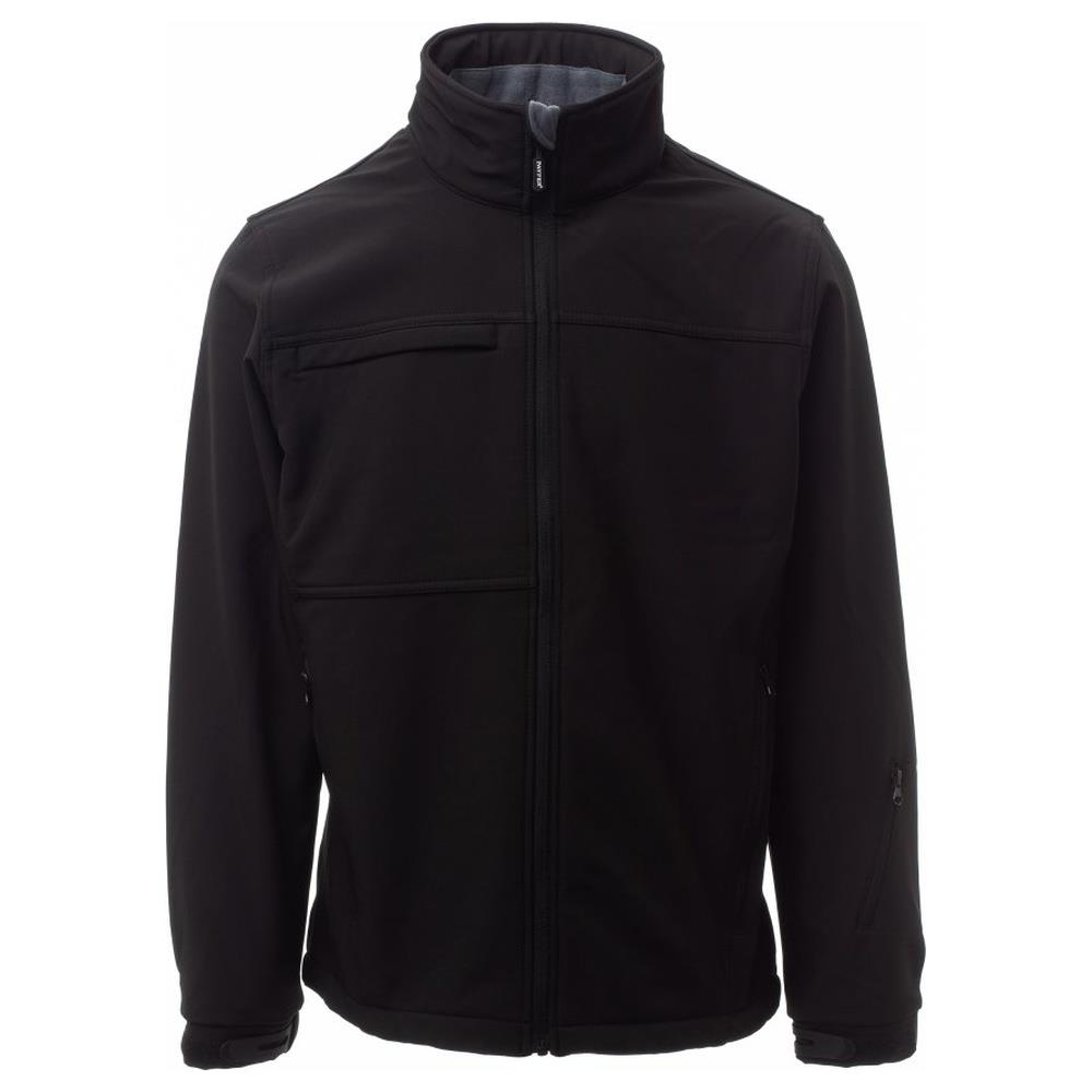 softshell con cappuccio payper alaska nero xs