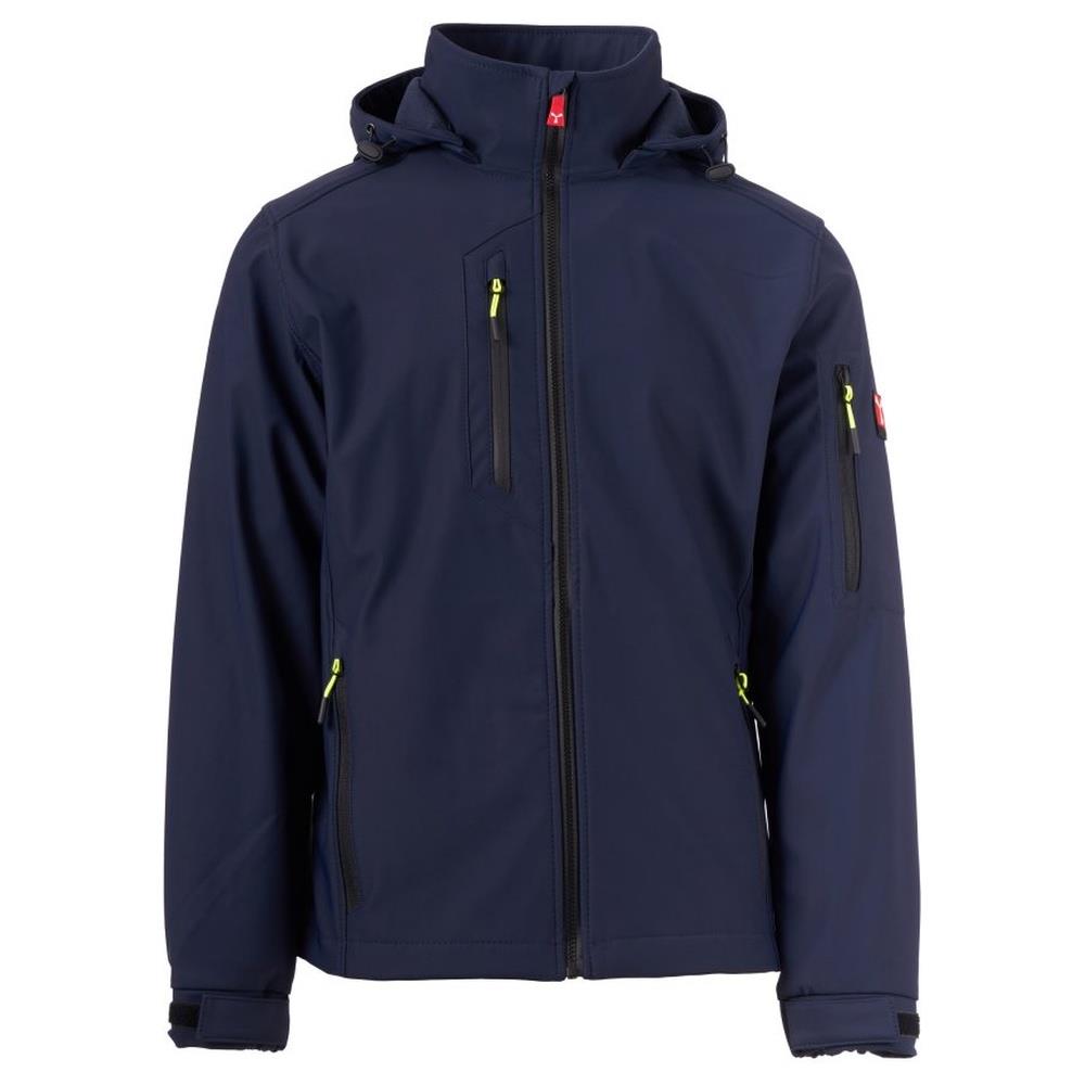 softshell con cappuccio payper creek l.i.t. navy xxs