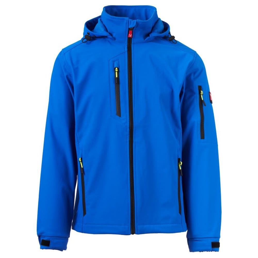 softshell con cappuccio payper creek l.i.t. royal xxs