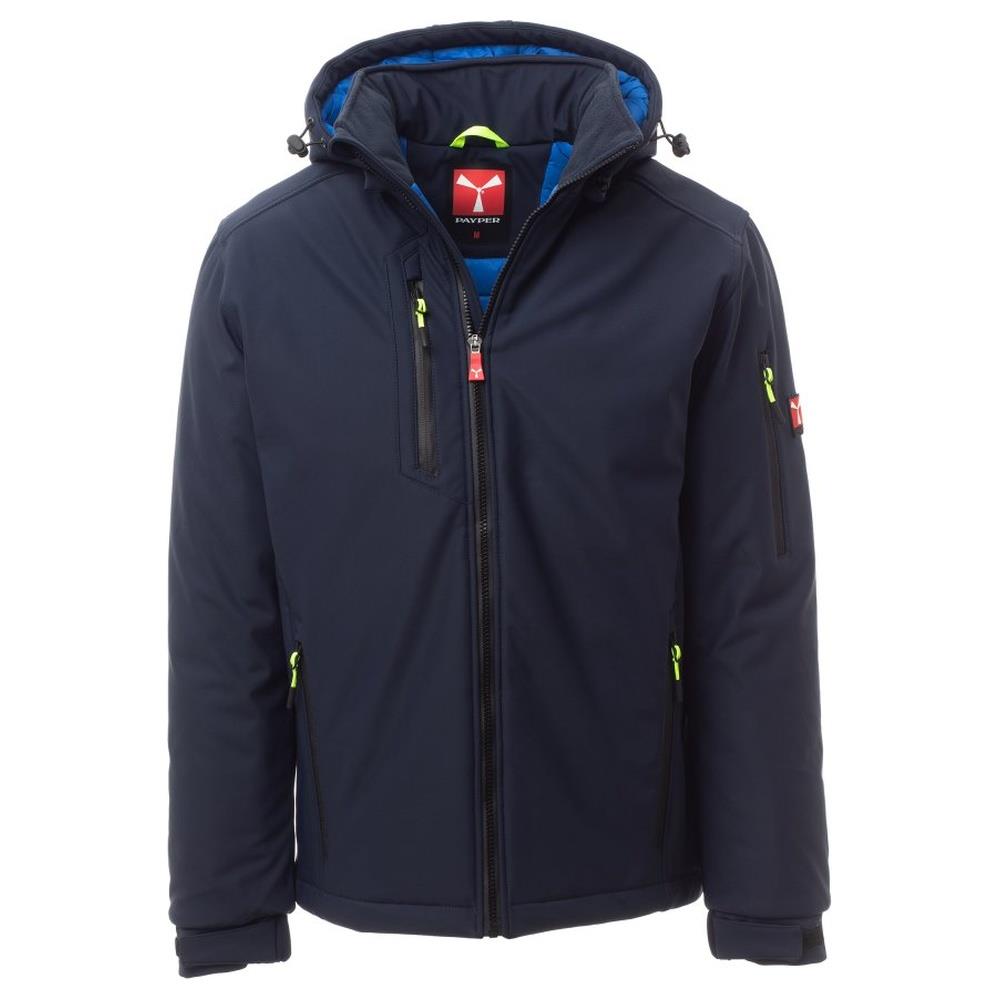 softshell con cappuccio payper creek pad navy/royal xxs