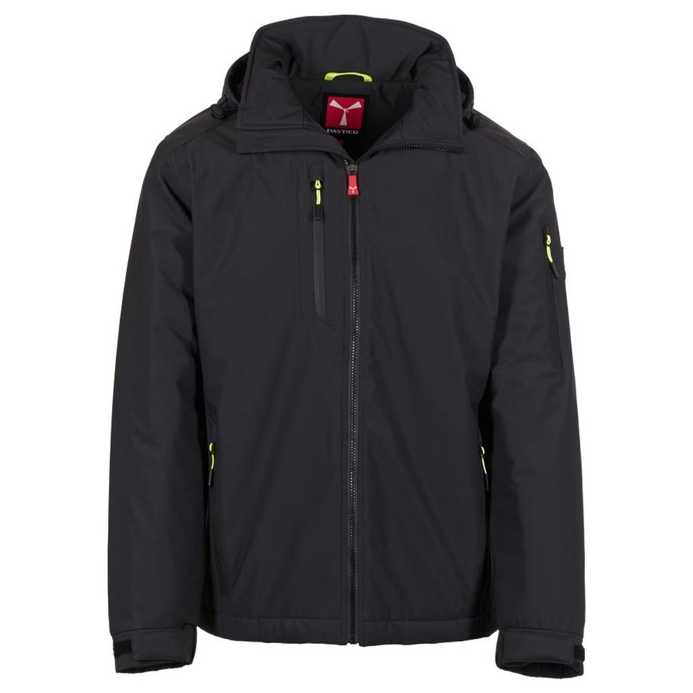 softshell con cappuccio payper creek ultralite pad antracite/nero xxs
