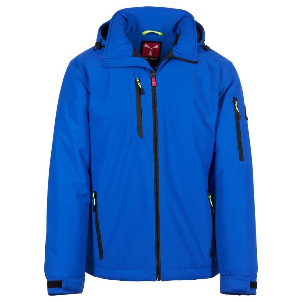 softshell con cappuccio payper creek ultralite pad royal/navy xxs