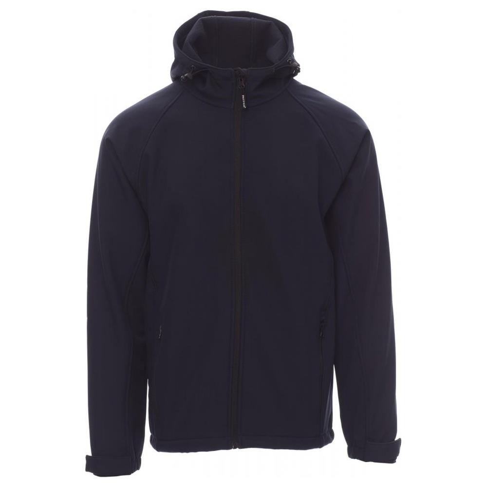 softshell con cappuccio payper gale navy xs