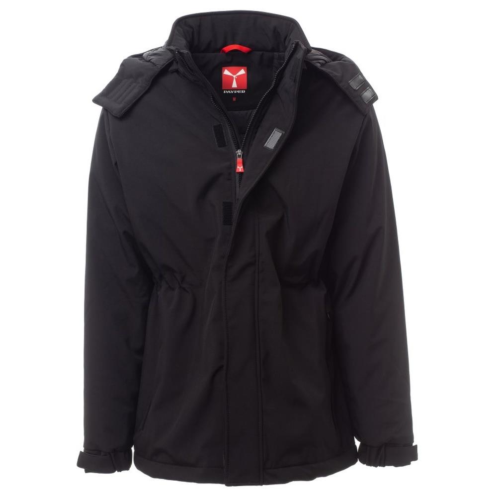 softshell con cappuccio payper nordet nero xxs