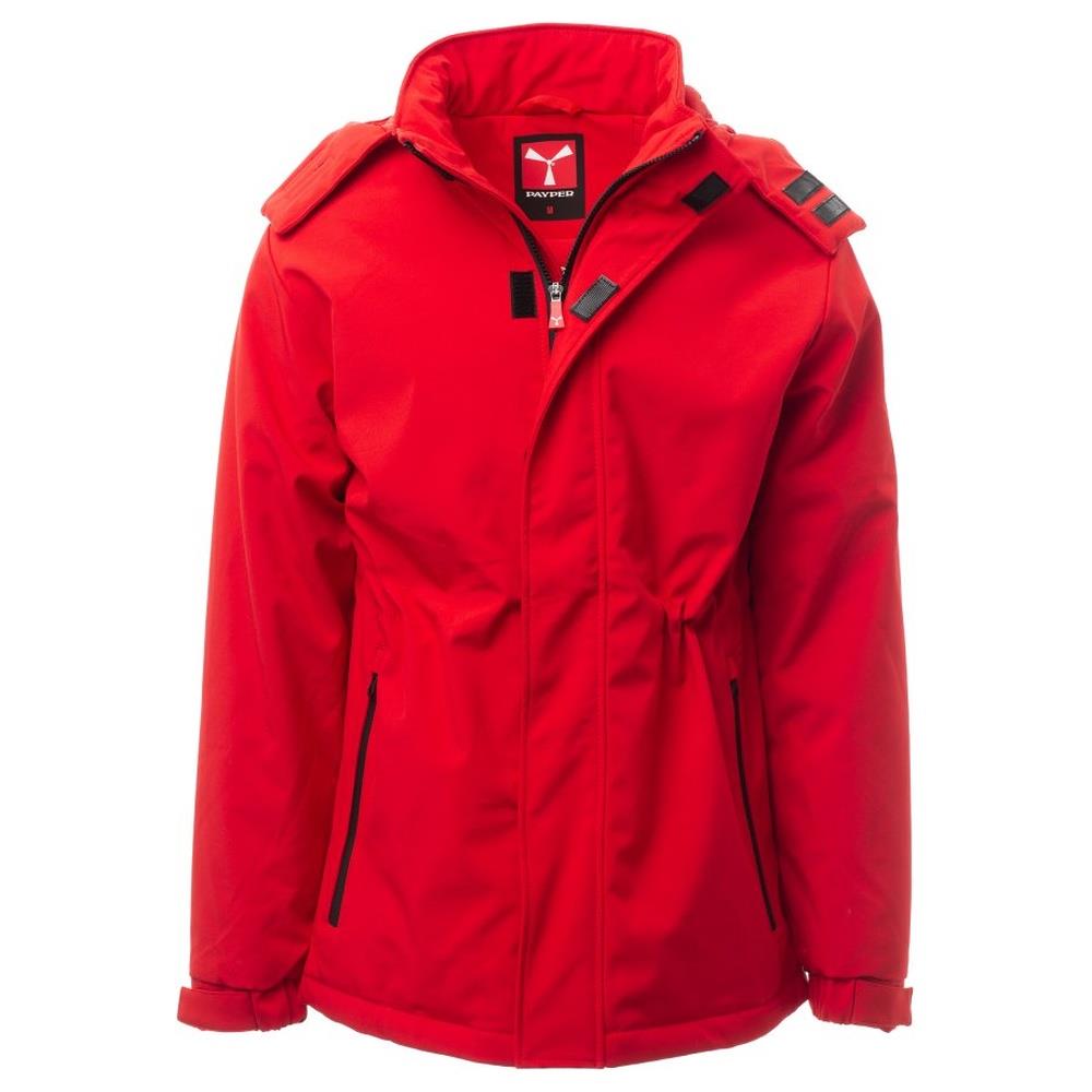 softshell con cappuccio payper nordet rosso xxs
