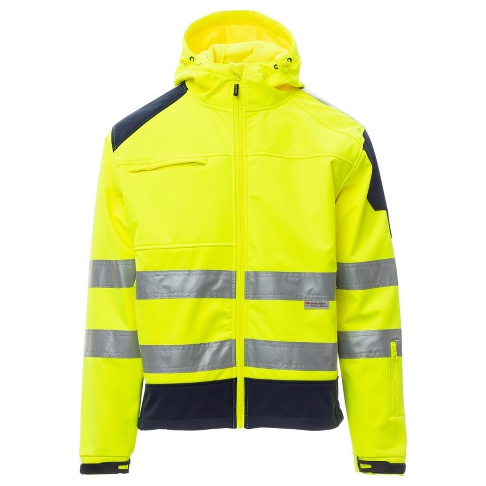 softshell con cappuccio payper shine 2.0
