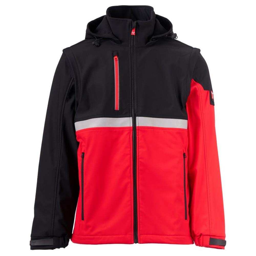 softshell con cappuccio payper wise 2in1