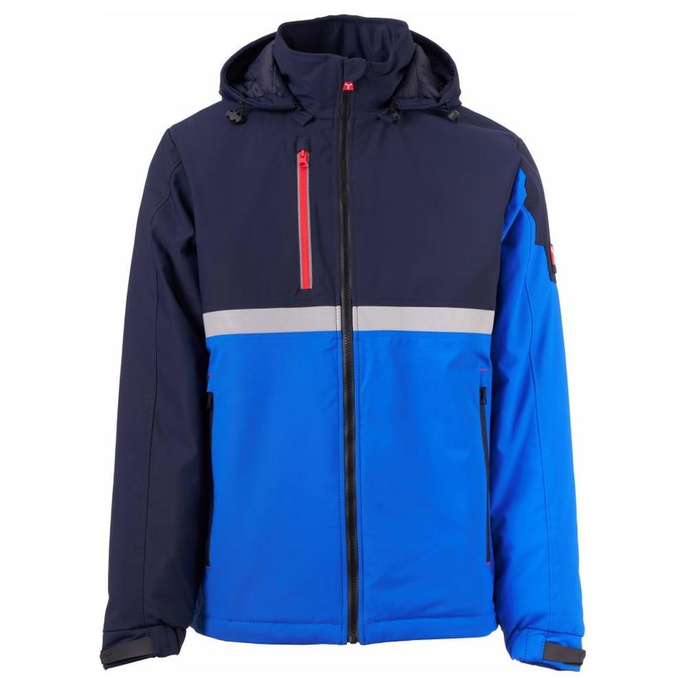 softshell con cappuccio payper wise lite pad royal/navy xxs