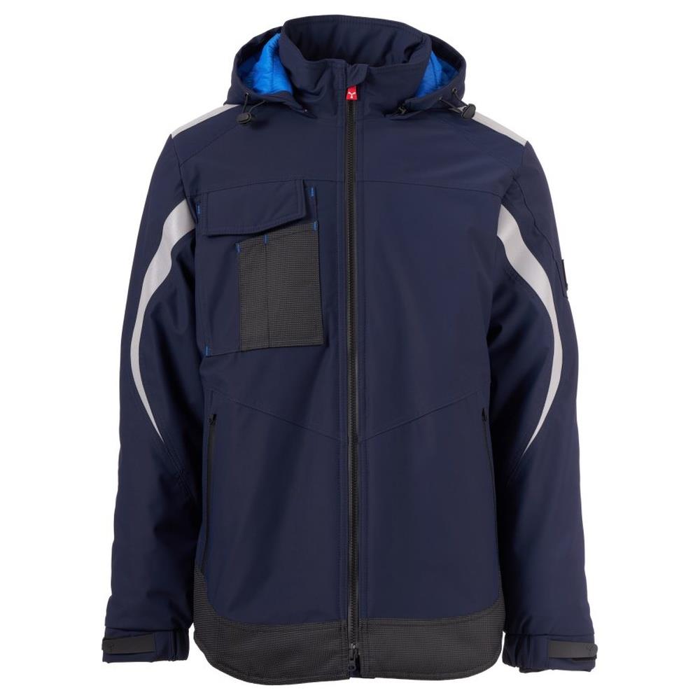 softshell con cappuccio payper wonder lite pad navy/royal xxs