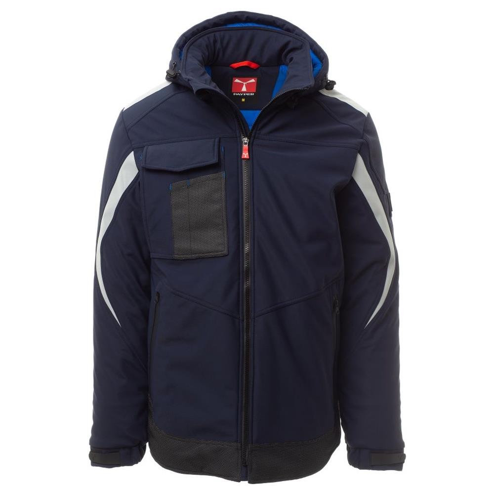 softshell con cappuccio payper wonder pad navy/royal xxs