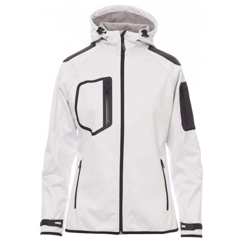 softshell donna payper extreme lady bianco/nero xs