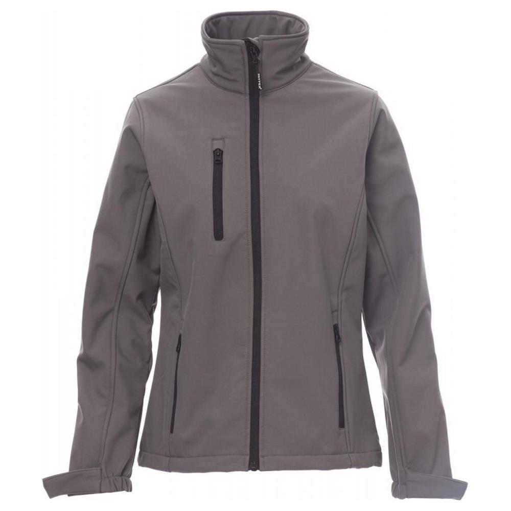 softshell leggero payper dublin lady steel grey xs