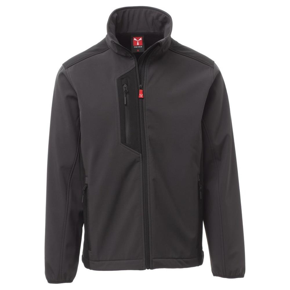 softshell leggero payper galway antracite/nero xxs