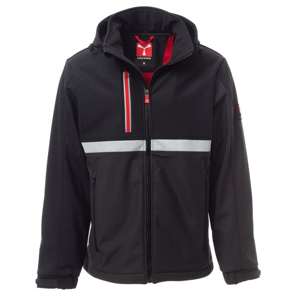 softshell leggero payper wise antracite/nero xxs
