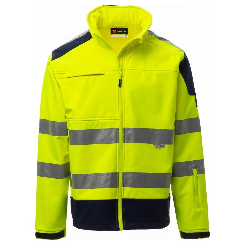 softshell payper screen giallo fluo/navy s
